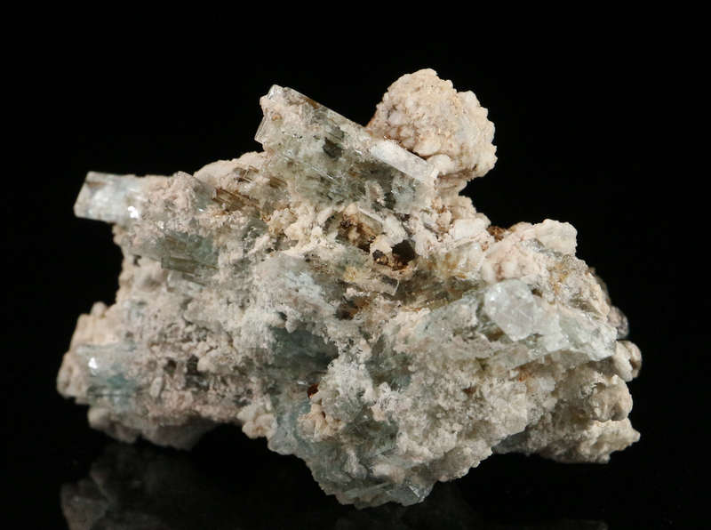 Aquamarine & Feldspar Cluster, Erongo Mnt Region, Namibia