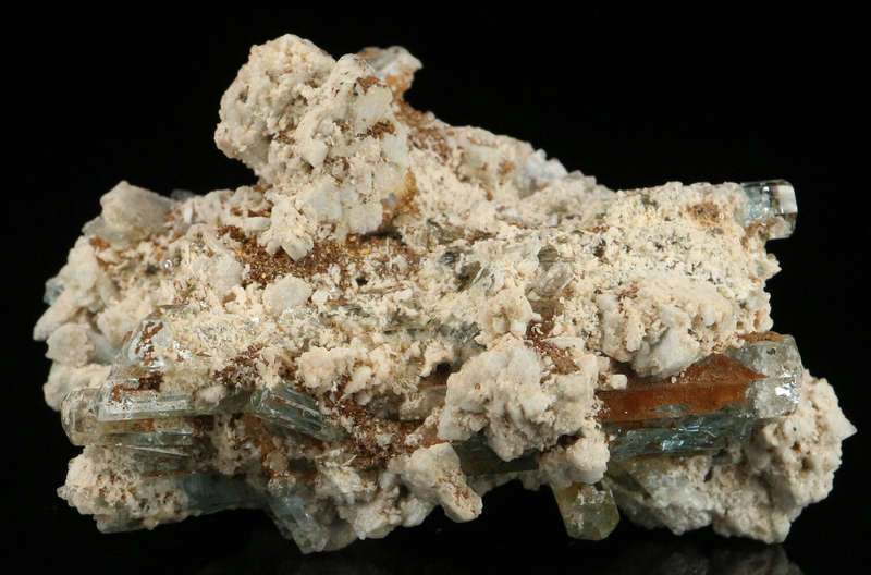 Aquamarine & Feldspar Cluster, Erongo Mnt Region, Namibia