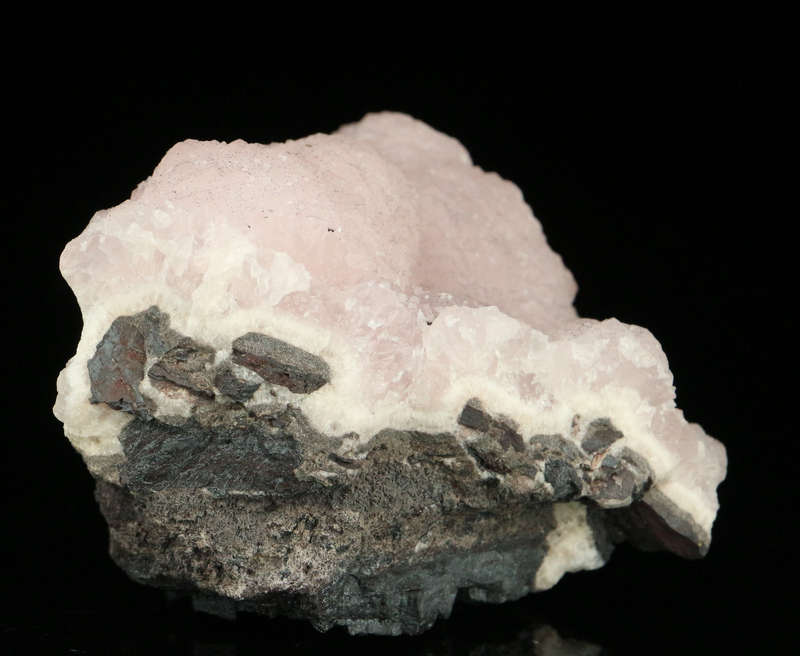 Manganoan Calcite on Matrix, "N'Chwaning II Mine,Kalahari Manganese Field, Northern Cape, South Afri