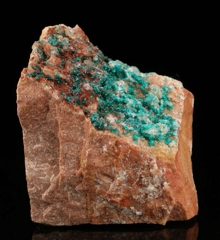 Dioptase on Matrix, Kaokoveld Region, Namibia