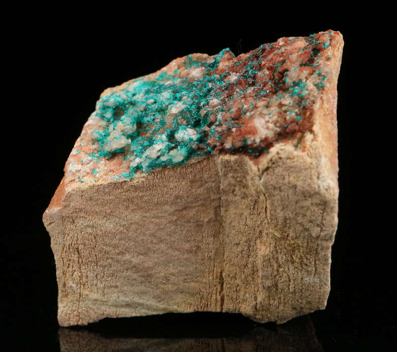 Dioptase on Matrix, Kaokoveld Region, Namibia