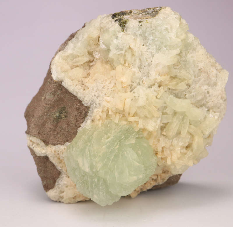 Prehnite on Matrix, Gobobosebberge Mnt, Namibia