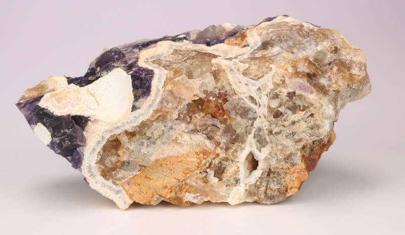Fluorite on Matrix, Orange River Area, Karas Region, Namibia