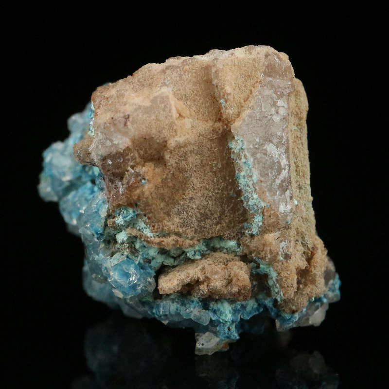 Shattuckite incl Quartz, Kaokoveld Region, Namibia