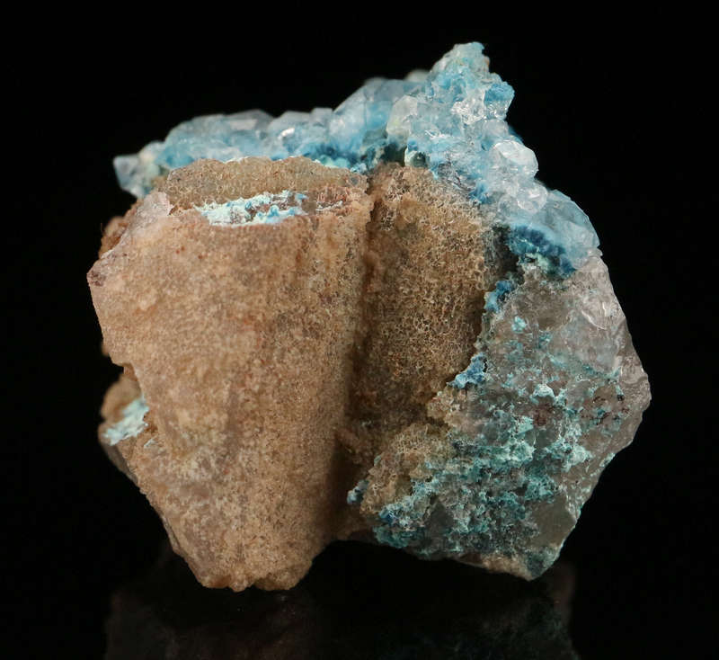 Shattuckite incl Quartz, Kaokoveld Region, Namibia