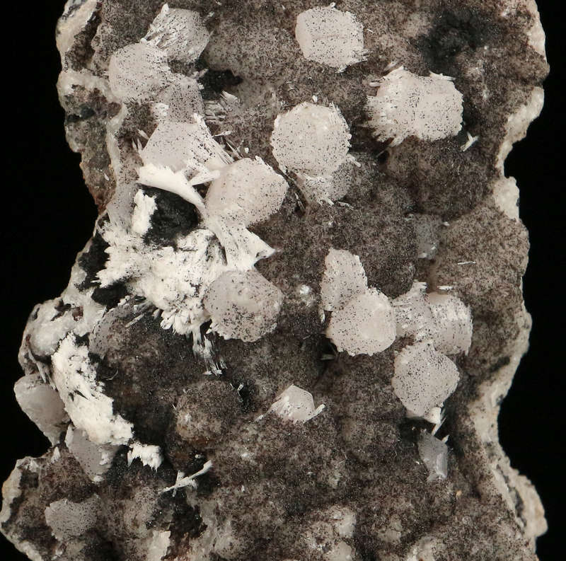 Calcite on Matrix, "N'Chwaning II Mine, Kalahari Manganese Field, Northern Cape, South Africa "