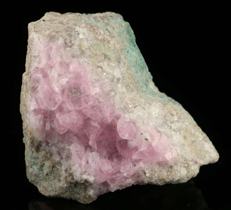 Cobaltoan Calcite on Matrix, Mashamba West Mine, DRC