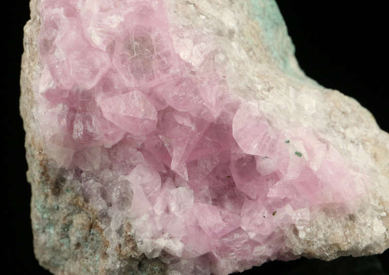 Cobaltoan Calcite on Matrix, Mashamba West Mine, DRC