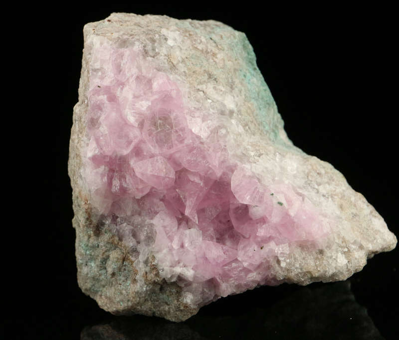 Cobaltoan Calcite on Matrix, Mashamba West Mine, DRC