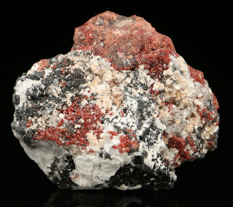 Hausmannite on Andradite,"N'Chwaning II Mine, Kalahari Manganese Field, Northern Cape, South Africa