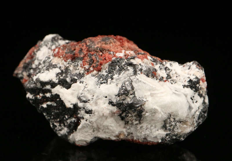 Hausmannite on Andradite,"N'Chwaning II Mine, Kalahari Manganese Field, Northern Cape, South Africa