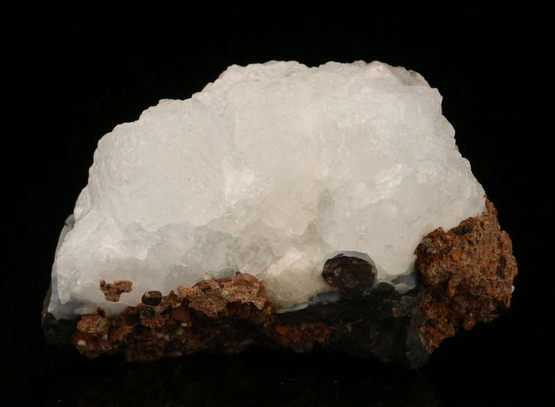 Quartz on Chalcedony on Matrix,"N'Chwaning II Mine, Kalahari Manganese Field, Northern Cape, South A