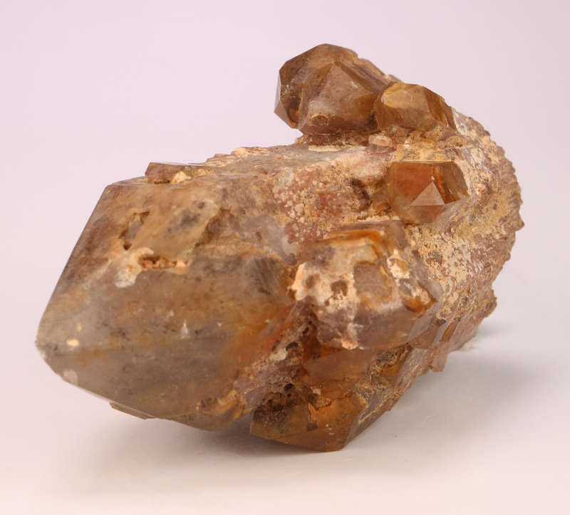Goethite included Quartz Floater, Orange River Area, Northern Cape, South Africa