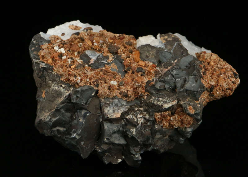 Quartz on Chalcedony on Matrix,"N'Chwaning II Mine, Kalahari Manganese Field, Northern Cape, South A