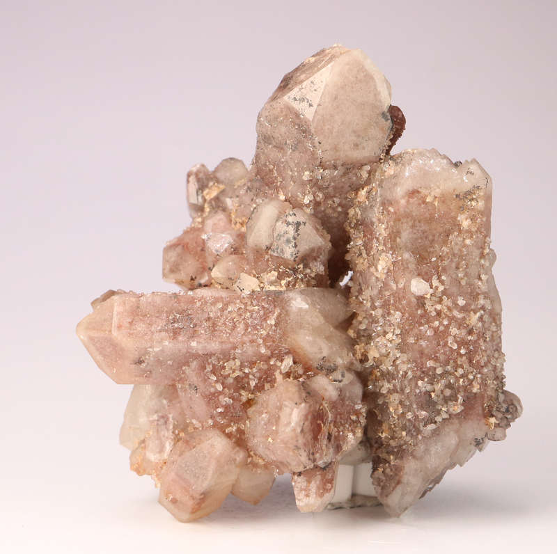 Red Hematite in Quartz Cluster, Orange River Area, Northern Cape, South Africa