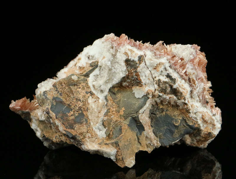 Inesite on Matrix, "N'Chwaning II Mine, Kalahari Manganese Field, Northern Cape, South Africa. "