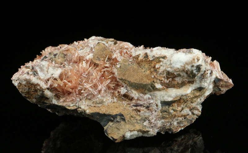Inesite on Matrix, "N'Chwaning II Mine, Kalahari Manganese Field, Northern Cape, South Africa. "