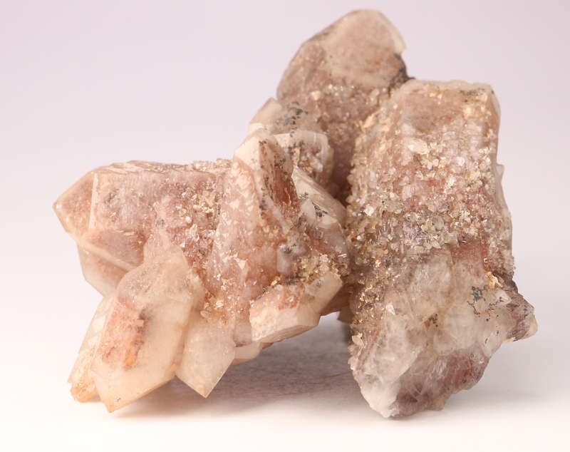 Red Hematite in Quartz Cluster, Orange River Area, Northern Cape, South Africa