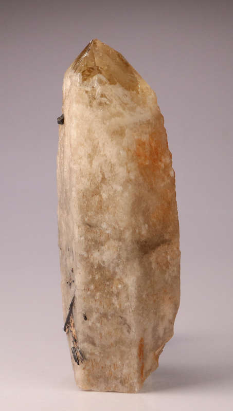 Tourmaline on Quartz Point, Erongo Mnt Region, Namibia