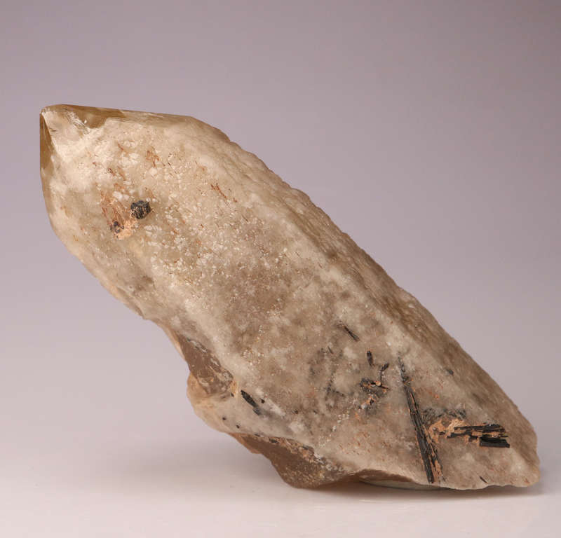 Tourmaline on Quartz Point, Erongo Mnt Region, Namibia