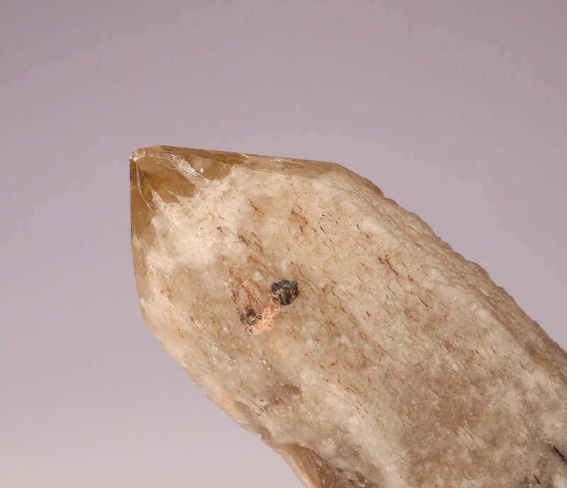 Tourmaline on Quartz Point, Erongo Mnt Region, Namibia
