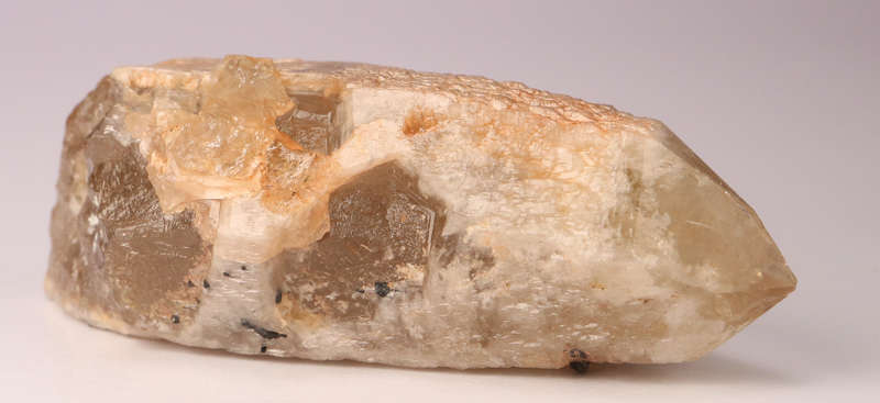 Tourmaline on Quartz Point, Erongo Mnt Region, Namibia