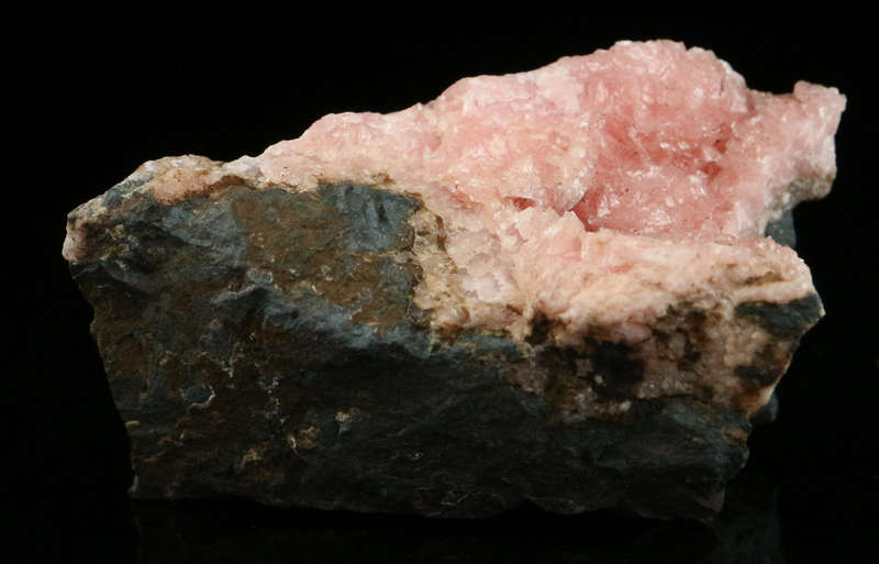 Rhodochrosite on Matrix,"N'Chwaning II Mine, Kalahari Manganese Field, Northern Cape, South Africa.