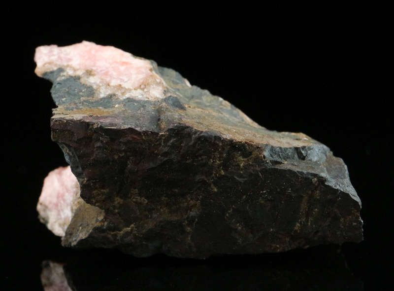 Rhodochrosite on Matrix,"N'Chwaning II Mine, Kalahari Manganese Field, Northern Cape, South Africa.