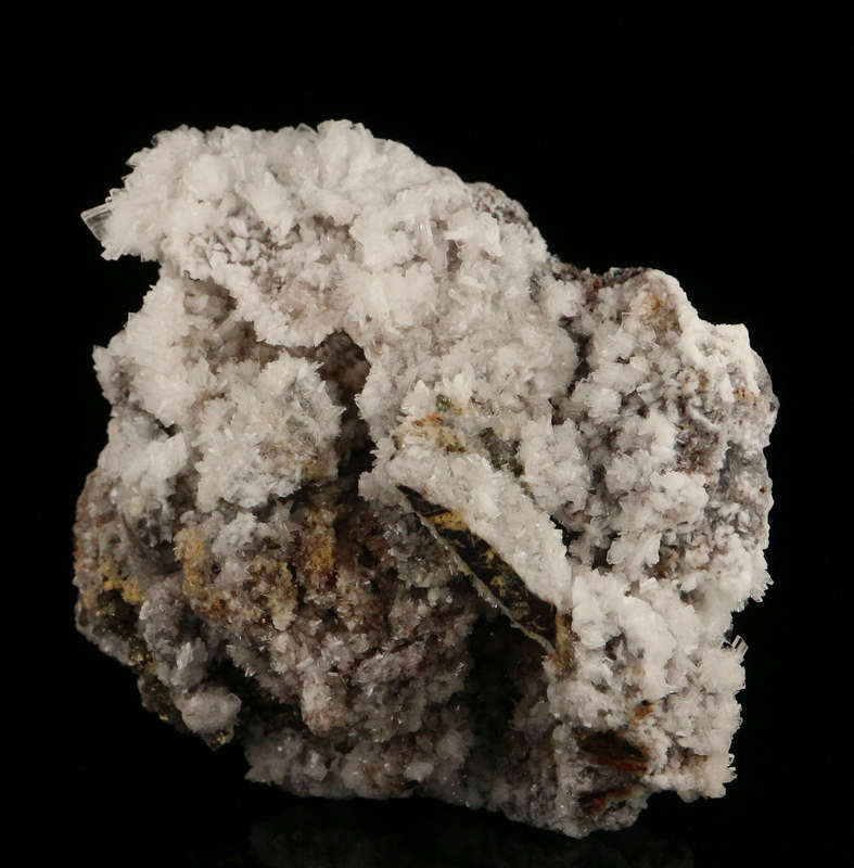Calcite, Baryte & Pyrite Cluster,"N'Chwaning II Mine, Kalahari Manganese Field, Northern Cape, South