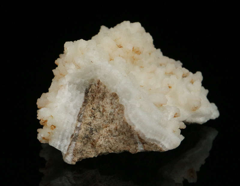 Quartz on Smithsonite, Skorpion Mine, Karas Region, Namibia
