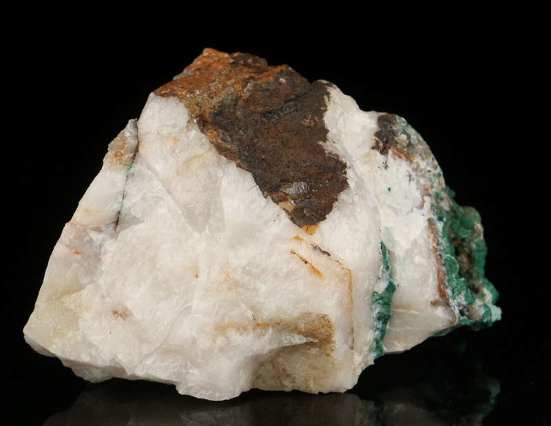 Zincolibethenite on Quartz, Skorpion Mine, Karas Region, Namibia