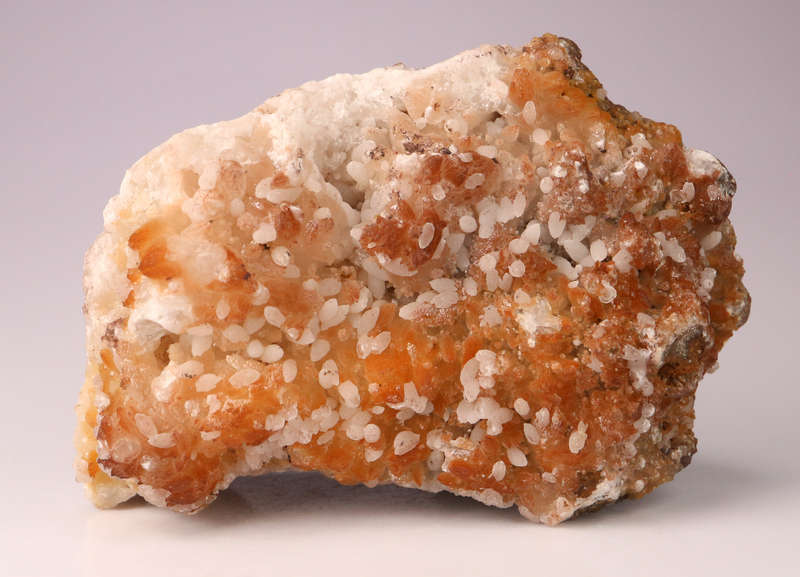 Calcite on Goethite and Calcite, N'Chwaning II, Northern Cape, South Africa