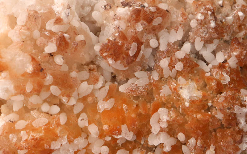 Calcite on Goethite and Calcite, N'Chwaning II, Northern Cape, South Africa