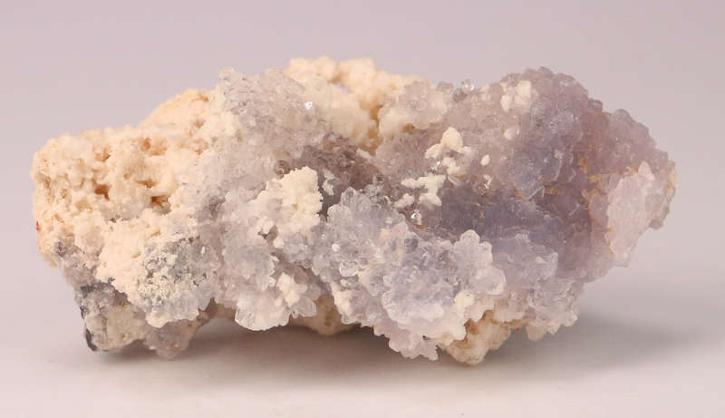 Mangancalcite on Amethyst Quartz drusy, N'Chwaning II, Northern Cape, South Africa