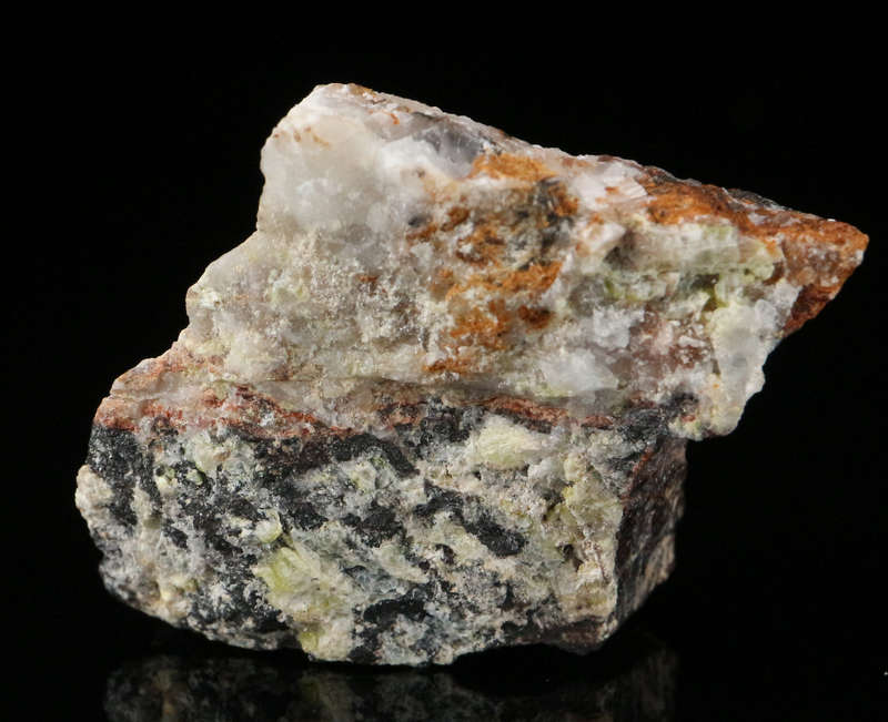 Ettringite on Matrix, "N'Chwaning II Mine, Kalahari Manganese Field, Northern Cape, South Africa "