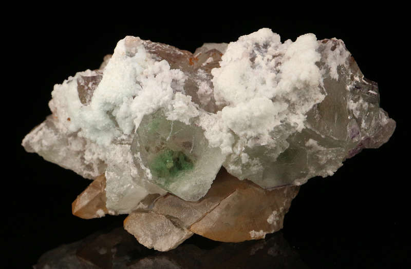 Opal-AN, Fluorite on Quartz, Erongo Mnt Region, Namibia