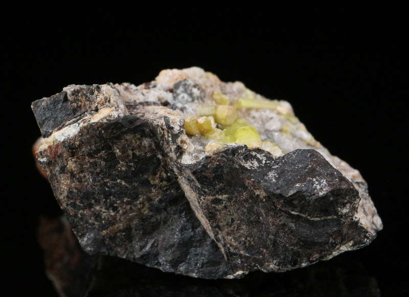 Ettringite on Matrix, "N'Chwaning II Mine, Kalahari Manganese Field, Northern Cape, South Africa "