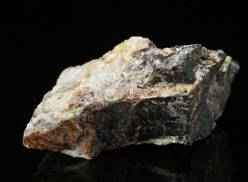 Ettringite on Matrix, "N'Chwaning II Mine, Kalahari Manganese Field, Northern Cape, South Africa "