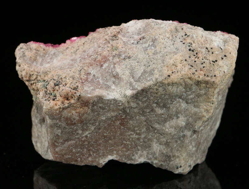 Cobaltoan Calcite on Matrix, Mashamba West Mine, DRC
