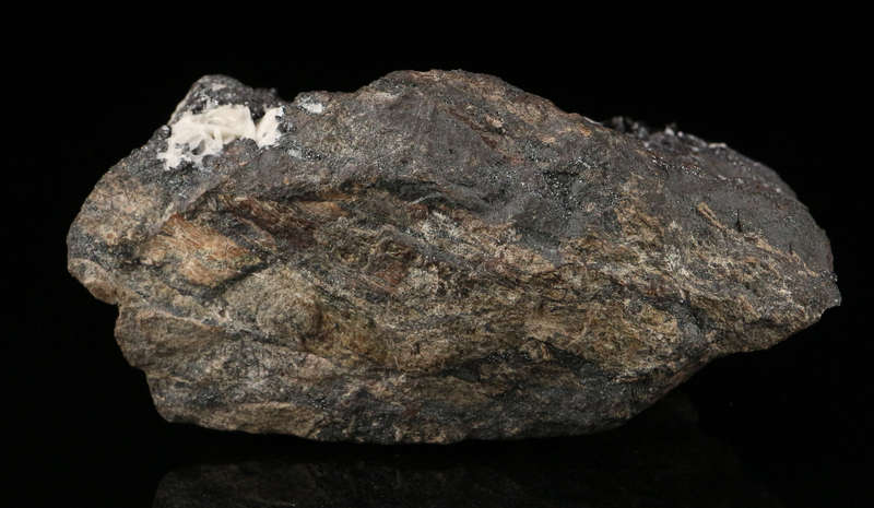 Hausmannite on  Matrix, "N'Chwaning II Mine, Kalahari Manganese Field, Northern Cape, South Africa "