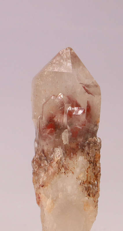 Hematite incl Quartz Point, Orange River Area, Northern Cape, South Africa