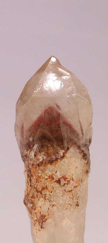 Hematite incl Quartz Point, Orange River Area, Northern Cape, South Africa