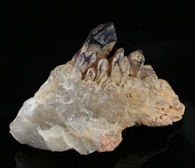 Amethyst Quartz on Matrix, Gobobosebberge Mnt, Namibia