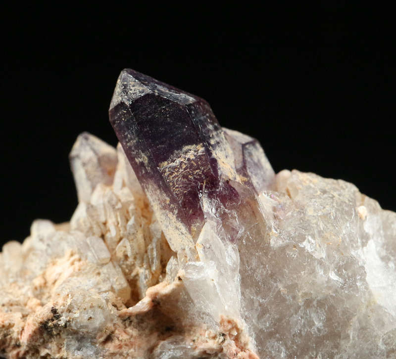 Amethyst Quartz on Matrix, Gobobosebberge Mnt, Namibia