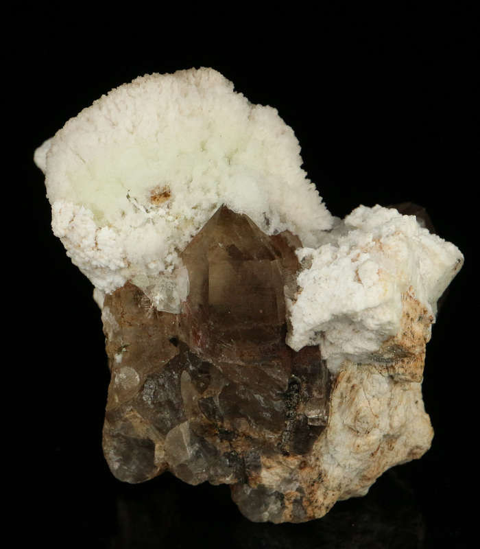 Opal-AN on Quartz, Erongo Mnt Region, Namibia