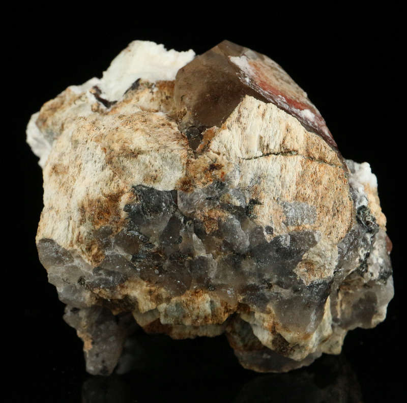 Opal-AN on Quartz, Erongo Mnt Region, Namibia