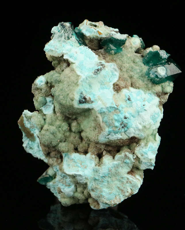 Malachite & Shattuckite, Mashamba West Mine, DRC