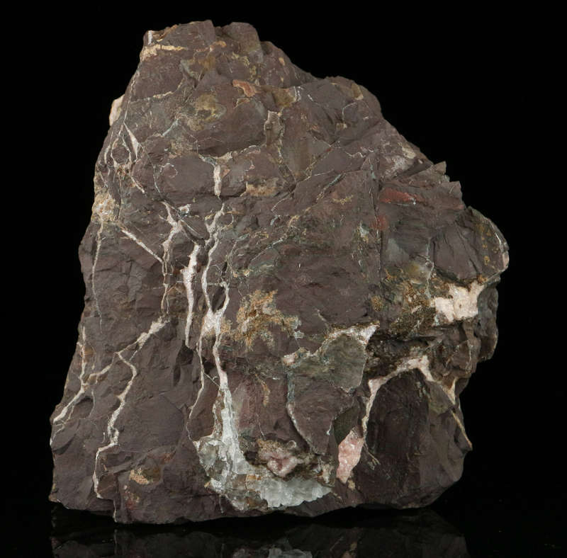 Rhodochrosite on Matrix,"N'Chwaning II Mine, Kalahari Manganese Field, Northern Cape, South Africa.