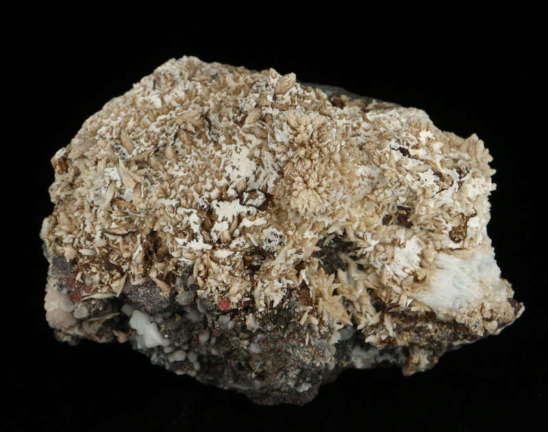 Calcite on Matrix"N'Chwaning II Mine, Kalahari Manganese Field, Northern Cape, South Africa. "