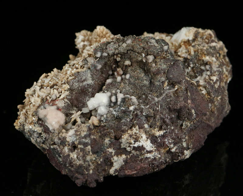 Calcite on Matrix"N'Chwaning II Mine, Kalahari Manganese Field, Northern Cape, South Africa. "